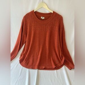 FatFace Emmy Jumper Women’s Size 14 Crewneck Textured Sweater